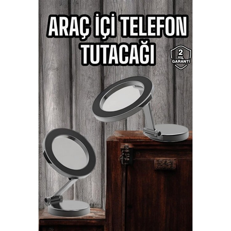 Yeni Nesil Araç İçi Mıknatıslı Telefon Tutacağı Tüm Telefonlara Uyumlu