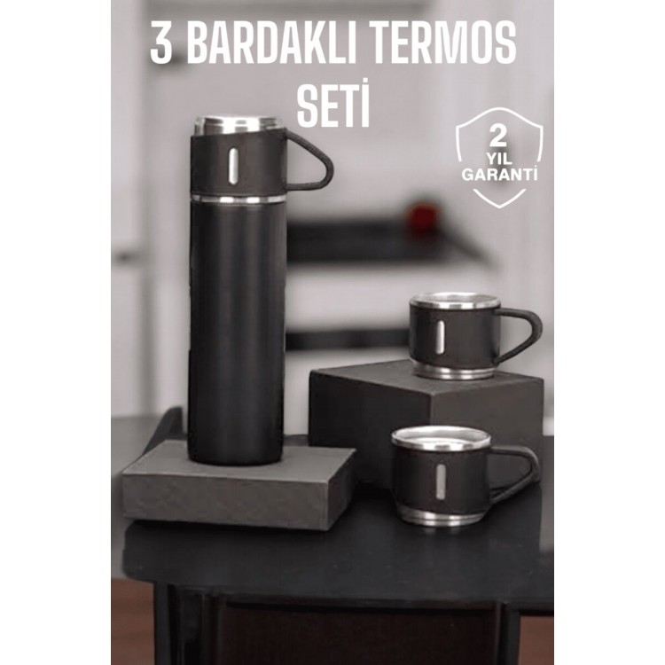 500 ml Kapasiteli Taşınabilir Basınçlı Termos Seti Günlük Kullanım için İdeal