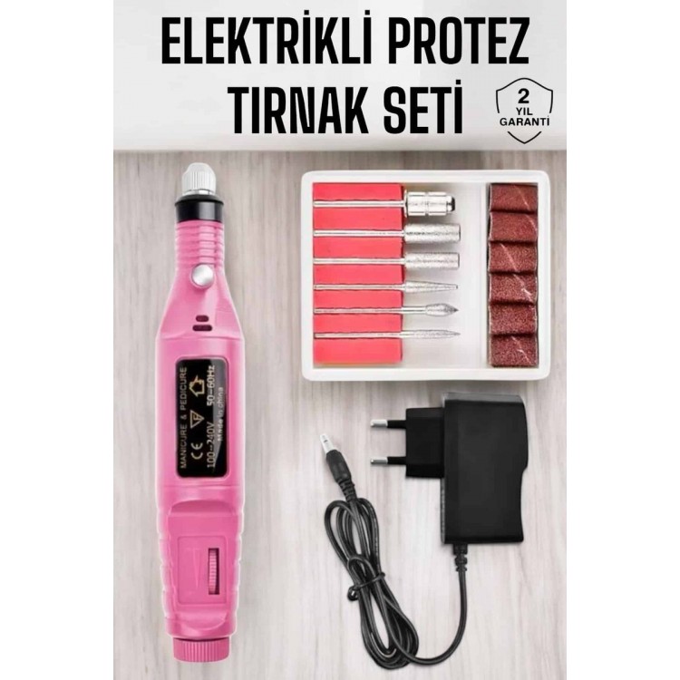 Nasır Temizleyici Manikür Pedikür Seti Elektrikli USB Girişli