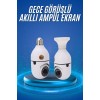 Gece Görüşlü Akıllı Dönebilen Ev Kamerası Ampül Kamera