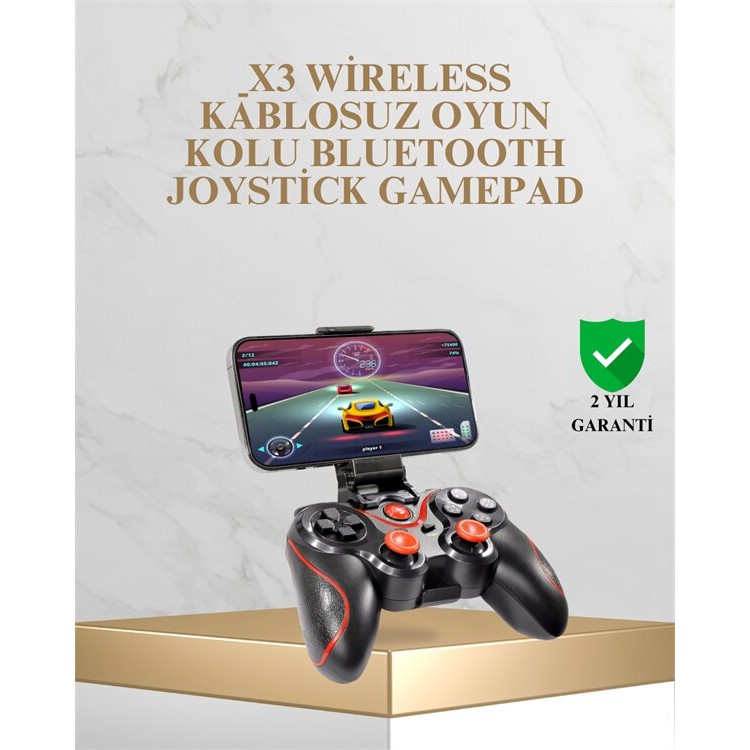 Bluetooth Kablosuz Oyun Kolu – Android iPhone PC Uyumlu