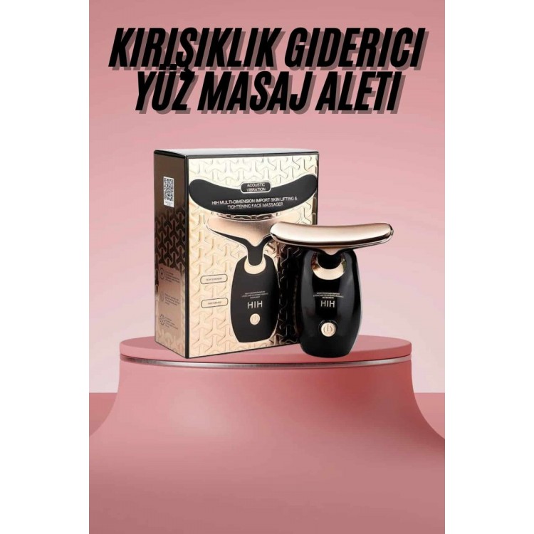 Yüz Ve Boyun Kırşıklık Giderici Ems Güzellik Cihazı GıdıkSarkmaKırışıklık Yüz Masaj Aleti