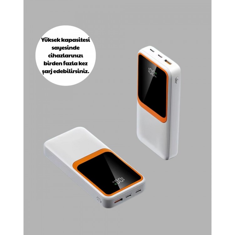 10000 mAh Hızlı Şarj Destekli Powerbank – Hafif Kompakt ve Güvenli