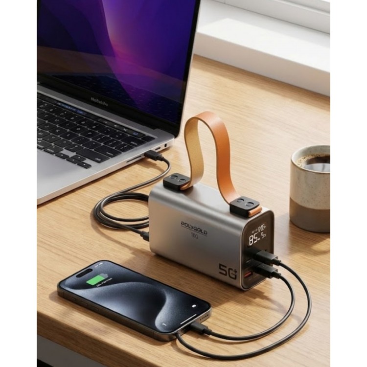50000 mAh Powerbank Süper Hızlı Şarj LED Dijital Göstergeli Taşınabilir Şarj Cihazı