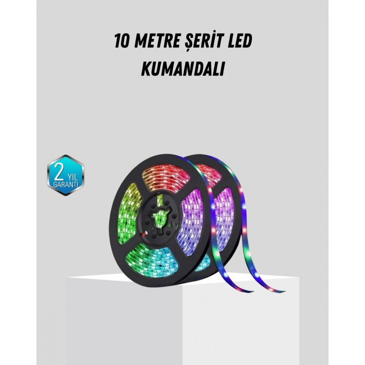 Smart Şerit LED Işık – Uzaktan Kumandalı USB Girişli Müzik Modlu