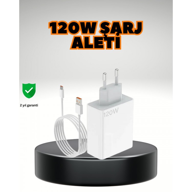 120 Watt Ultra Hızlı Şarj Seti Realme 7 8 9 Pro Uyumlu