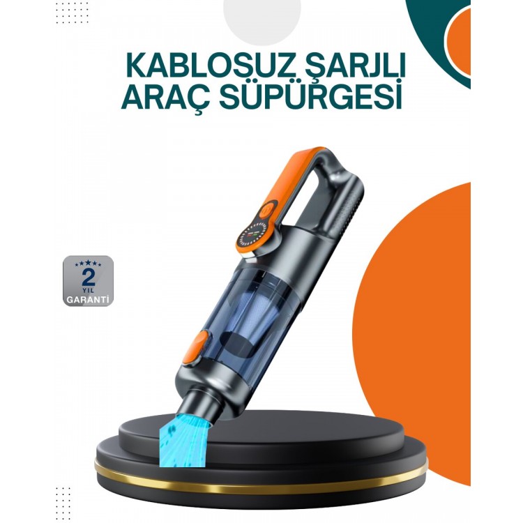 Kablosuz Vakumlu El Süpürgesi Güçlü Performans Çok Amaçlı