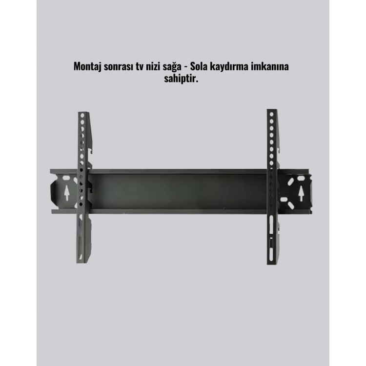 32-65” TV Duvar Askı Braketi 75 kg Kapasiteli Anti Statik Boya