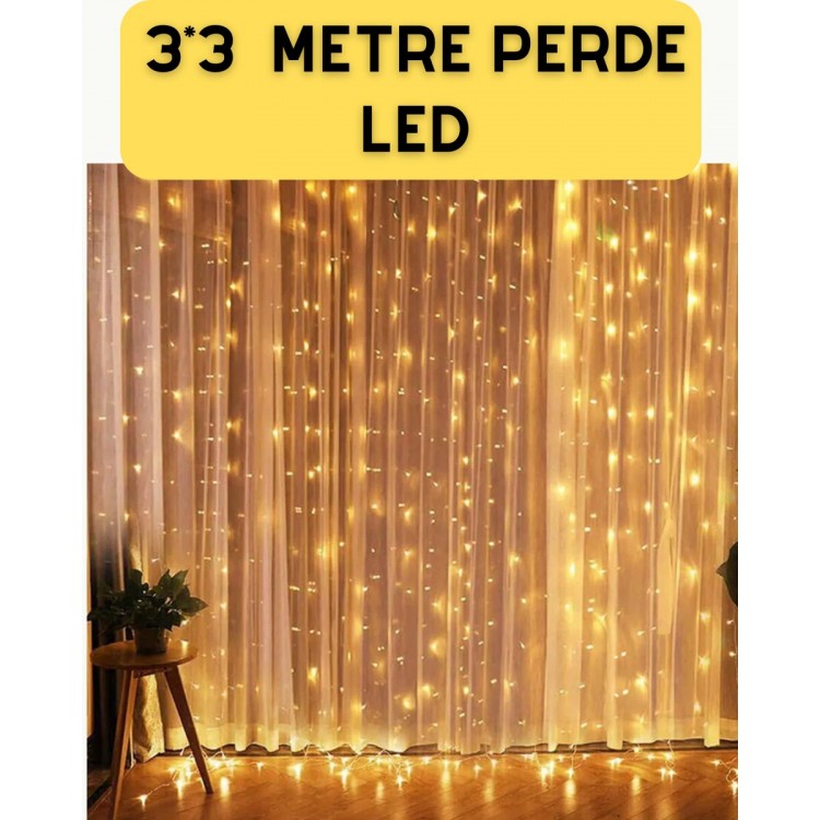 Şelale Tasarımlı Perde LED – Düğün ve Özel Gün Işıkları