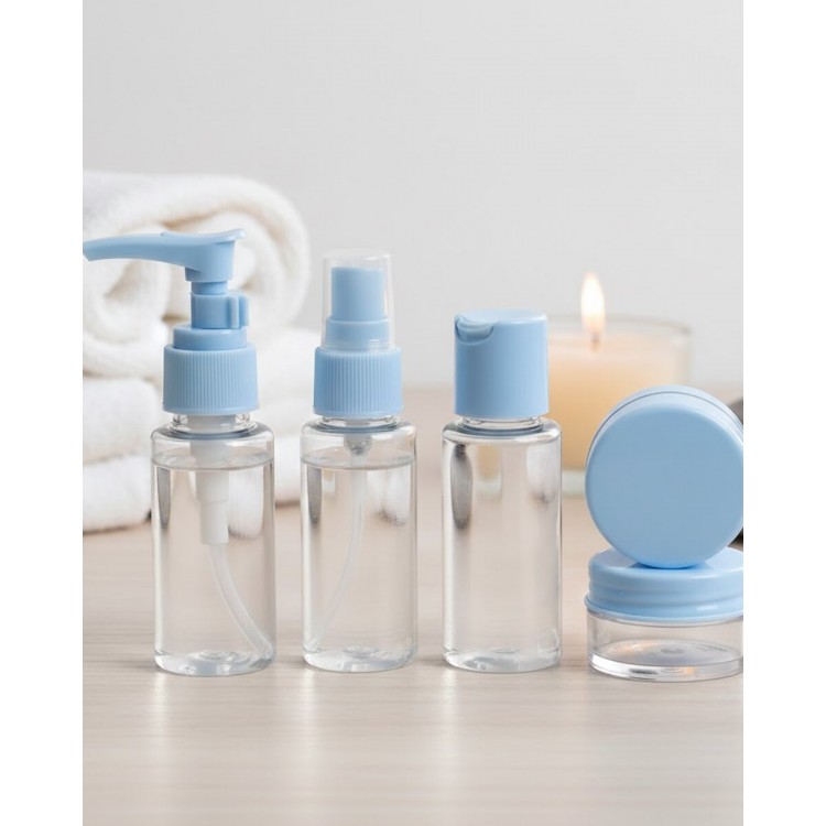 Taşınabilir 5 Parça Seyahat Kozmetik Seti 30 ml Sızdırmaz