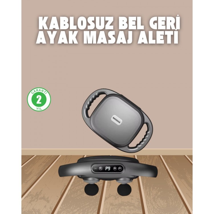 Profesyonel 6 Başlıklı Şarjlı Masaj Tabancası 2000 mAh Güçlü Performans