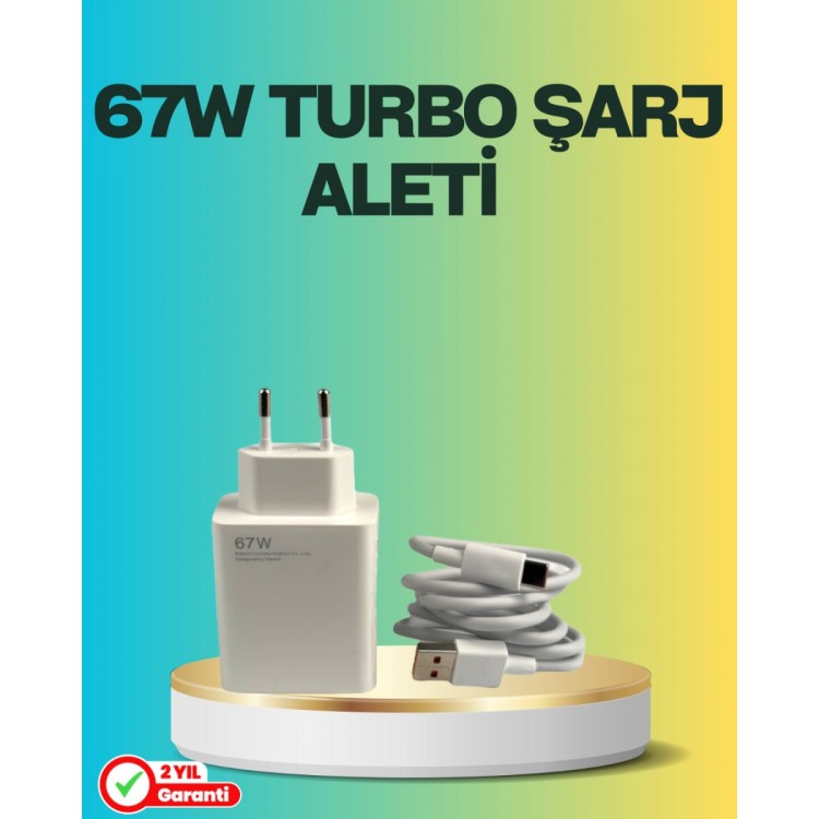 67 Watt Type C Turbo Şarj Seti