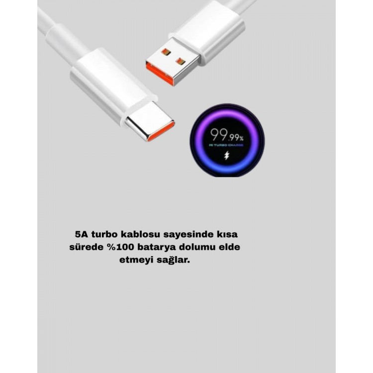 67 Watt Çift Turbo Şarj Adaptörü  Reno 4 5 6 Uyumlu