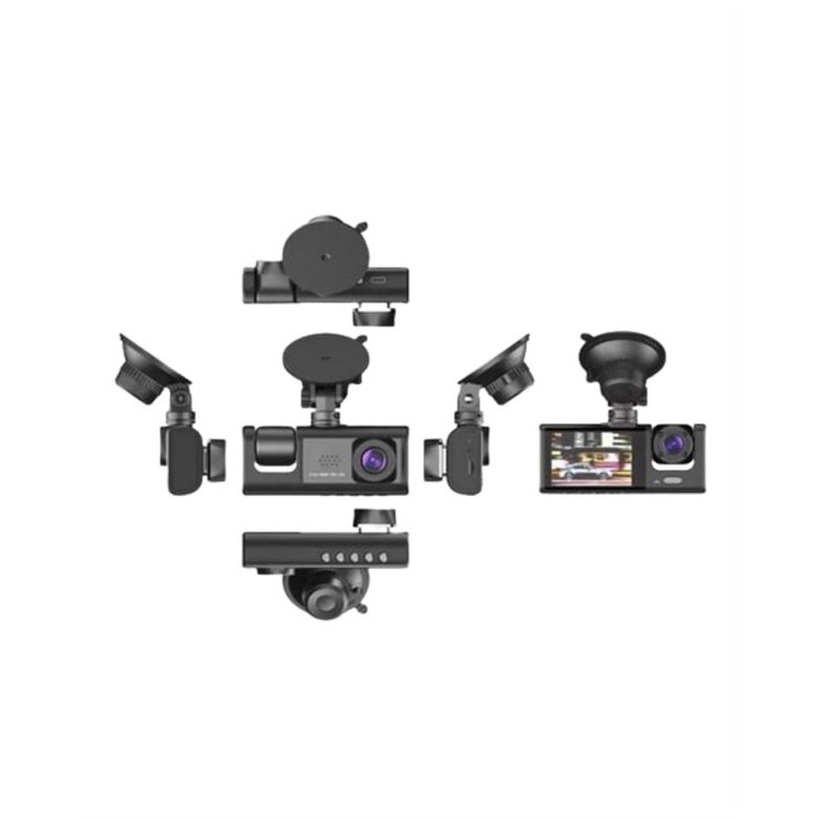 1. 3 Kameralı Full HD Araç Kamerası – Ön İç ve Arka Görüş ile %100 Kapsama