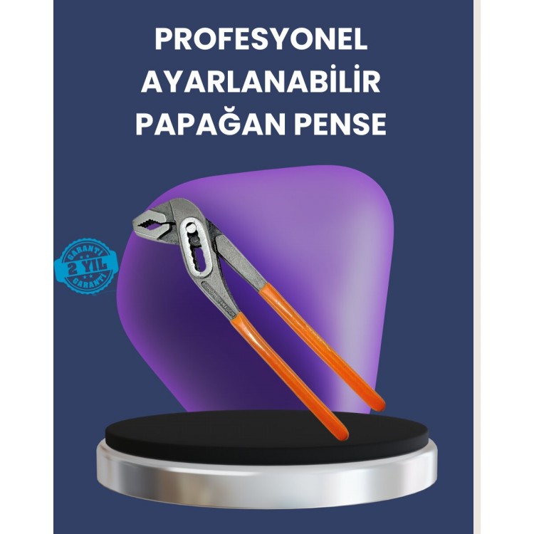 Ayarlanabilir Papağan Pense Çelik Gövde Profesyonel Kurbağacık