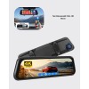 10 İnç Tam Dokunmatik Dikiz Aynası Kamera Ön Arka Full HD