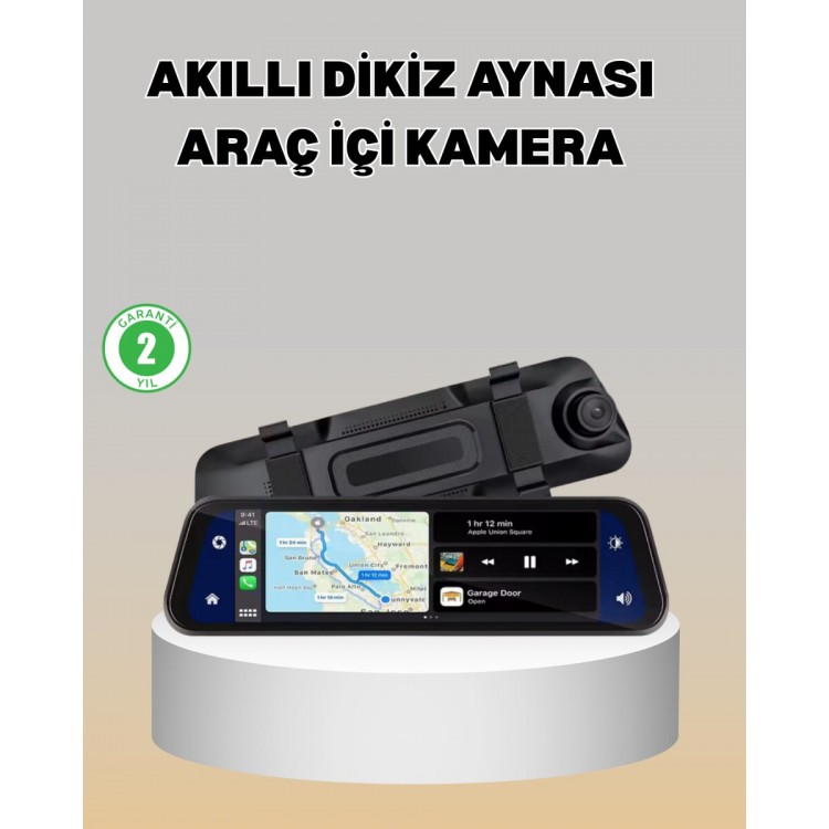 Gece Görüşlü Araç Dikiz Aynası Kamera Park Monitörlü
