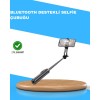 Uzaktan Kumandalı Bluetooth Selfie Çubuğu– Işıklı 130 cm Ayarlanabilir