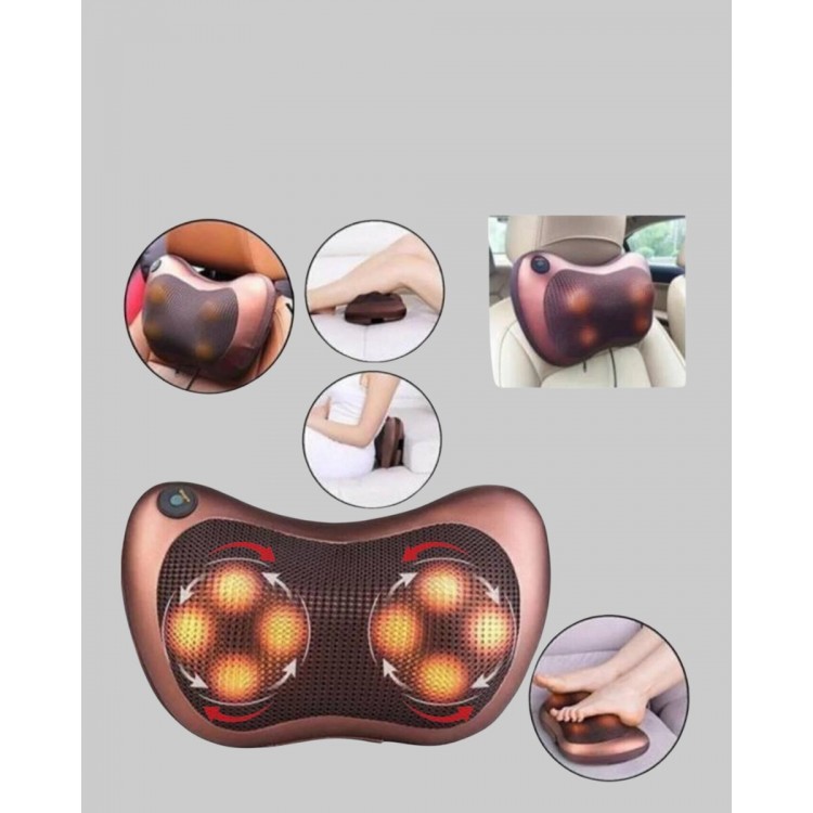 Ergonomik Derin Yoğurmalı Boyun Bel Sırt Masaj Cihazı Priz Çakmak Girişli