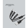 Evrensel 3 Başlıklı Şarj Kablosu – iPhone Huawei Samsung İçin