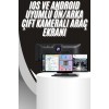 4K 10.2 İnç Çift Kameralı Araç Multimedya Ekranı CarPlay Kablosuz Tüm Cihazlara Uyumlu