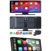 4K 10.2 İnç Çift Kameralı Araç Multimedya Ekranı CarPlay Kablosuz Tüm Cihazlara Uyumlu