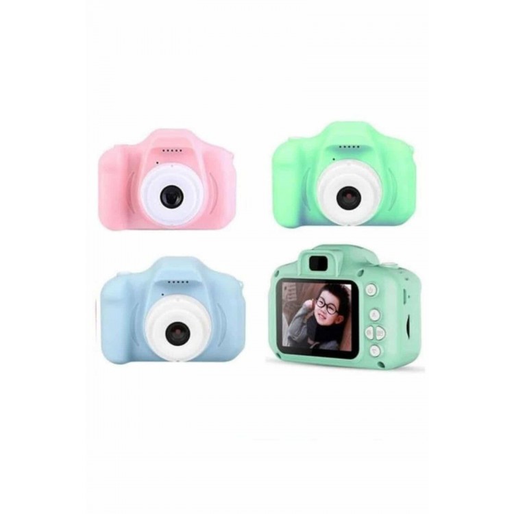 Dijital Fotoğraf Makinesi Çocuk Mini 1080p HD Kaliteli Renkli