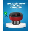 Elektrikli Vakumlu Çukurluk Masaj Aleti Isıtmalı ve Kırmızı Işıklı Terapi Seti