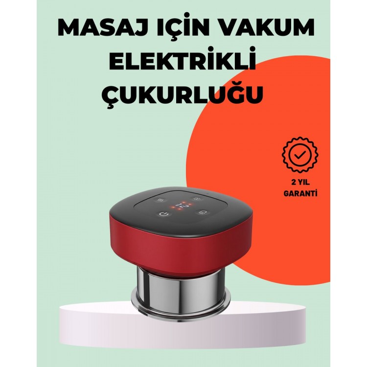 Taşınabilir Elektrikli Kupa Terapisi Masaj Cihazı Boyun Sırt Bacak