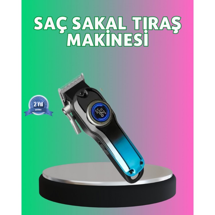4 Limit Tarağı ve Ayarlanabilir Kesim Uzunluğu Saç Makinesi