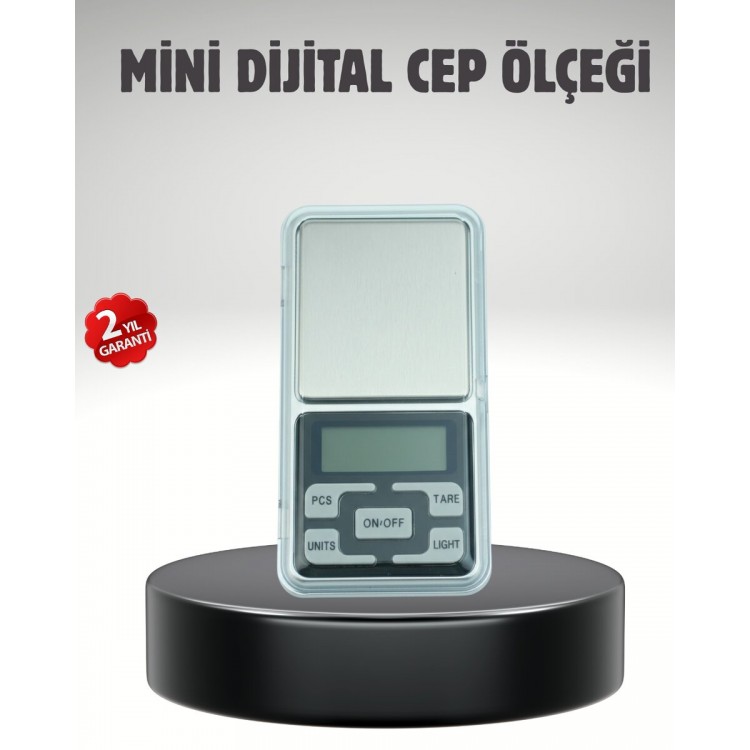 Hassas Tartım İçin Dijital Cep Terazisi Sayma Modlu