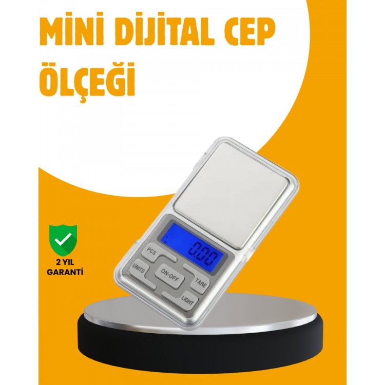 Taşınabilir Dijital Cep Terazisi 5 Ölçüm Birimli