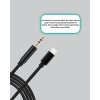 1 Metre Lightning to Aux Çevirici Kablo Stereo Ses Yüksek Kalite