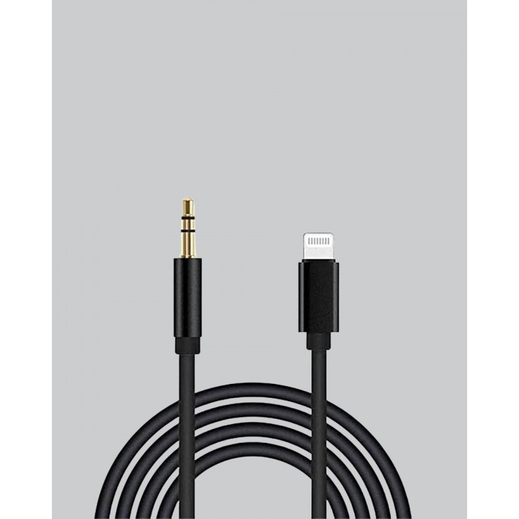 1 Metre Lightning to Aux Çevirici Kablo Stereo Ses Yüksek Kalite