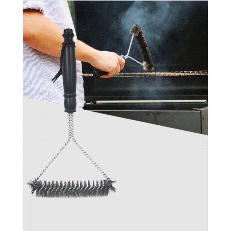 Barbekü ve Mangal İçin Tel Izgara Temizleyici Fırça