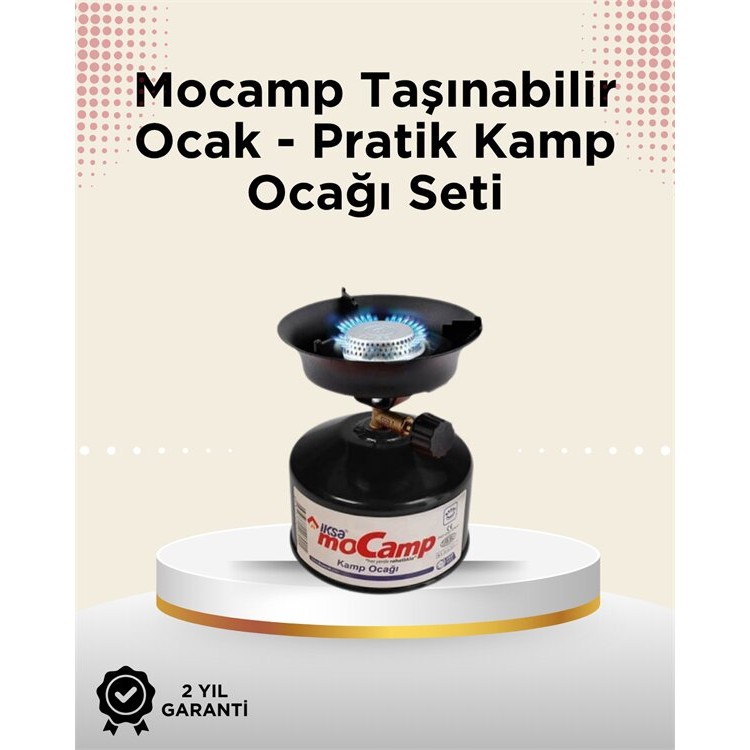 Dayanıklı Paslanmaz ve Yüksek Isı Dayanımlı Kamp Ocağı – Uzun Süreli Kullanım İçin