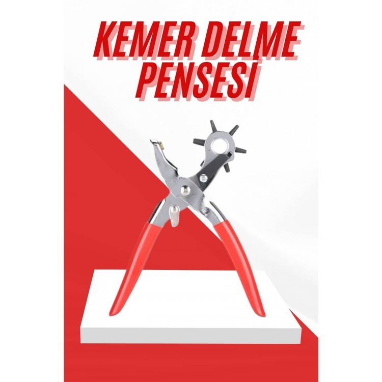 Kemer Delme Pensesi 6 Farklı Boyutta Kemer Delici Ev Deri Kemer
