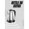 Kettle C F Tipi 220-240V Paslanmaz Çelik Elektrik Kablolu Otomatik Kapanma