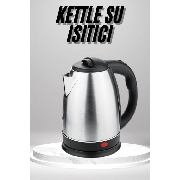 Su Isıtıcı 220 - 240 V Paslanmaz Çelik Kettle Uzun Ömürlü 2000 Watt
