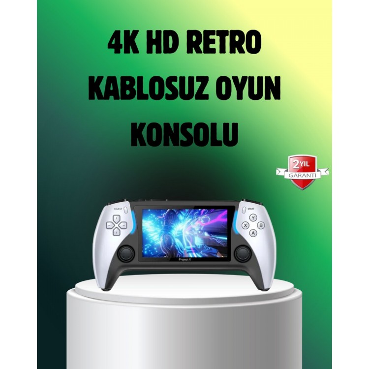 Şarjlı 4 Saat Oyun Süreli TV Bağlantılı Retro Oyun Konsolu