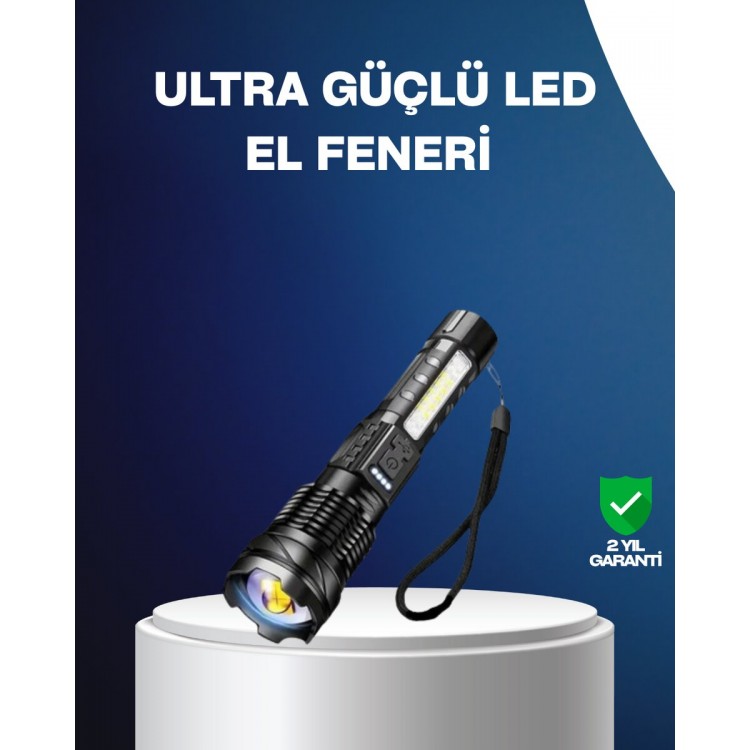 Outdoor ve Acil Durum İçin Güçlü LED El Feneri