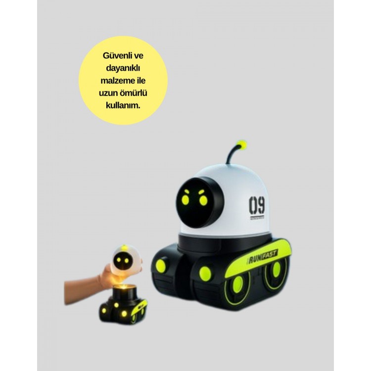 Çocuk Odası İçin Müzikli ve Işıklı Robot Projektör
