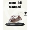 Buharlı Ütü 2200W Seramik Taban 300 ml Kahverengi Dikey Ütüleme