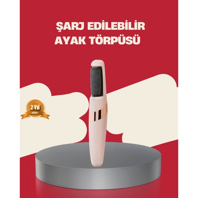 360° Etkili Elektrikli Ayak Bakım Aleti Nasır Giderici