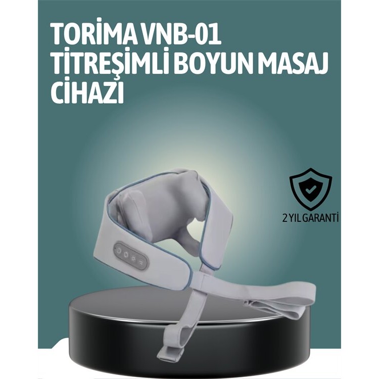 VNB-01 Şarjlı Isıtmalı Boyun ve Omuz Masaj Cihazı