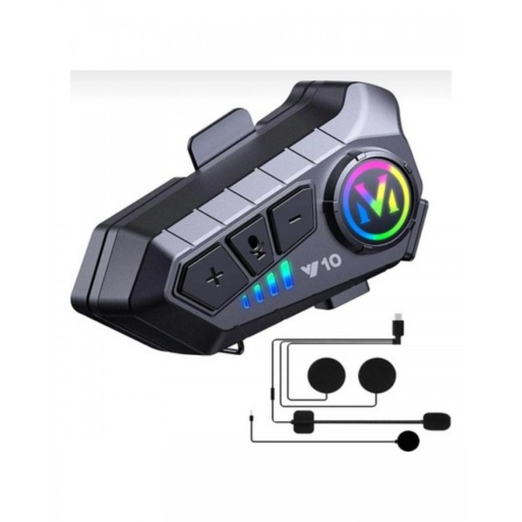 Bluetooth 5.3 Kask İçi Intercom Kulaklık 1000 m Mesafe 1000 mAh
