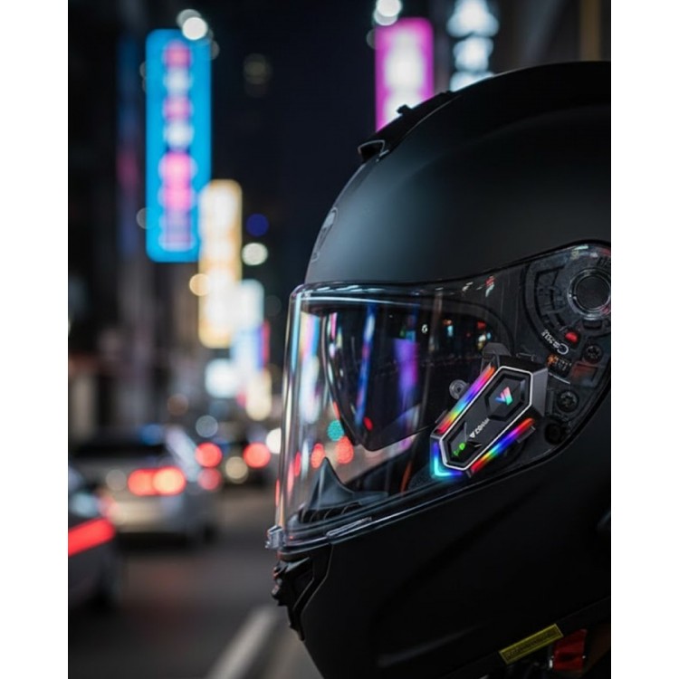 Kablosuz Bluetooth Motosiklet Kask İntercom IPX6 Su Geçirmez