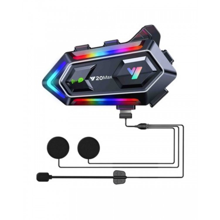 Çift Telefon Destekli Motosiklet Kask Bluetooth Kulaklık