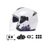 Çift Telefon Destekli Motosiklet Kask Bluetooth Kulaklık