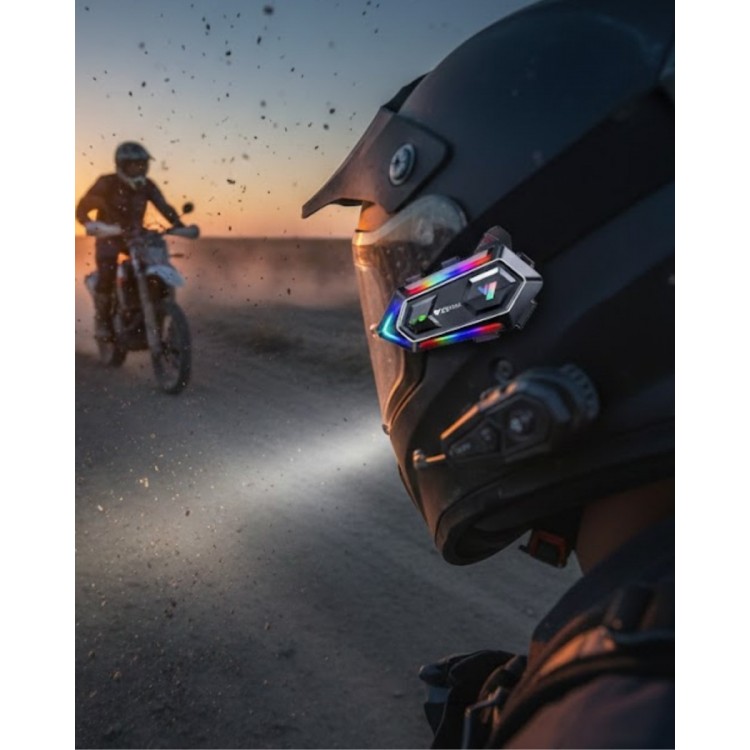 Çift Gürültü Azaltmalı Motosiklet Kask Telsiz Kulaklık